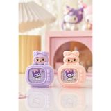 NaSaDAN Kuromi Televizyon Peluş Kalemtıraş 1 Adet – Sevimli Masaüstü Kalem Açacağı, Yumuşak Kaplamalı Kawaii