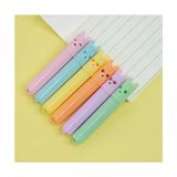 Nasadan Mini Boy Sevimli Figürler Pastel Fosforlu Kalem Seti - Çok Renkli
