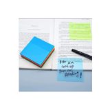 NaSaDAN Şeffaf Yapışkanlı Kare Postit 25 Yaprak Mavi