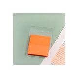 NaSaDAN Şeffaf Yapışkanlı Kare Postit Turuncu