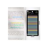 NaSaDAN Şerit Şeffaf Sticky Postit Not Kağıdı Pastel Tonlar 300 Yaprak
