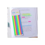 NaSaDAN Yeni Nesil Şeffaf Şerit Yapışkanlı Postit Neon 160 Yaprak