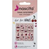 Nascita 30 Kiraz Desenli Tırnak Stickerı