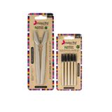 nascita Green Natural 2'li Ustura ve Bambu Maskara Fırça Seti