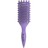 Nascita Magical Curl Mor Plastik Esnek Belirginleştirici Saç Fırçası Kıvırcık Saçlar İçin