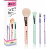 Nascita Makyaj Fırça Seti - 76 Soft Colors Serisi 4 Adet Profesyonel Kullanım için Tasarlandı