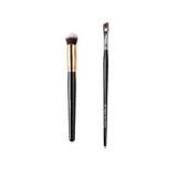 Nascita Oval Yapılı Kapatıcı Fırçası 136+Nascita Pro Açılı Eyeliner Fırçası 265