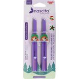 Nascita Pixypop Girls Mimi Yüz Usturası - 13, 2 Adet, Ergonomik Tasarım ile Kız Çocukları İçin - Hayır