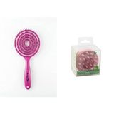 Nascita Pro Lollipop Açma/tarama Fırçası - 11 Pembe & Nascita Saç Bakım ve Şampuan Fırçası Bambu