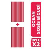 Nascita Sosis Bigudi 2'li Set [10'lu Büyük]