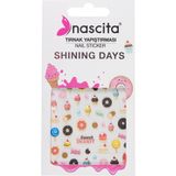 Nascita Sweet Desert Tırnak Stickeri 25 Parça Renkli ve Eğlenceli Tasarımlar İçin