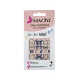 Nascita Tırnak Üstü Sticker Mavi Kelebek Temalı