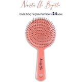 Nascita Üç Boyutlu Oval Saç Fırçası Pembe x 24 Adet