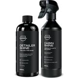 Nasiol Cabinshine Plastik Parlatıcı ve Detailershine Lastik Parlatıcı Seti - 0 - 21 lt