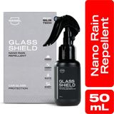 Nasiol Glasshield Nano Yağmur Kaydırıcı-Cam Yüzey Seramik Kaplama Spreyi-2 Yıl Dayanım-50ml-Su İtici