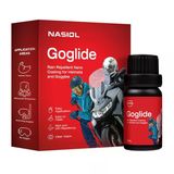 Nasiol GoGlide Nano Yağmur Kaydırıcı – Motosiklet Vizörleri, Kasklar ve Gözlükler için, Uzun Süreli Etki, Geliştirilmiş Net Görüş, Güvenli Sürüş, 10ml