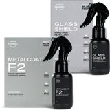Nasiol Metalcoat Sprey Nano Seramik Kaplama ve Glasshield Sprey Yağmur Kaydırıcı Seti - 0 - 21 lt