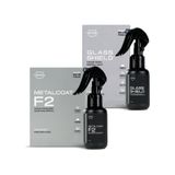 Nasiol-SET 25-Metalcoat F2 Araç Sprey Nano Seramik Kaplama ve Glasshield Nano Yağmur Kaydırıcı Sprey Seti