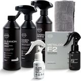 Nasiol-SET 8-Araç Nano Koruma ve Temizlik 6'lı Seti Standart-Avantajlı Paket-Araç İçi ve Dışı Detailing Seti