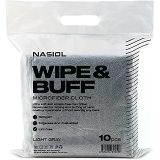 Nasiol Wipe&Buff Mikrofiber Seramik Kaplama Uygulama Bezi 10'Lu Paket, Tüy Bırakmaz Detailing Bez, Çift Taraflı Araç İçi Dışı Bakım,Temizle