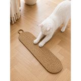 Naspar %100 Doğal Kedi Tırmalama Matı | Duvara Asılabilir ve Yerde Kullanılabilir Doğal Jüt Kedi Tırmalama Ürünü ( 70 Cm) - Bej
