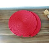 Naspar 2 Adet 32 cm Kırmızı Supla / Amerikan Servis - 32 x 32 cm
