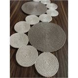 Naspar Açık-Koyu Vizon Runner / Masa / Konsol/Sehpa Örtüsü 105/34 cm - 105 x 32 cm