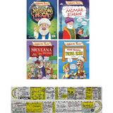 Nasreddin Hoca - Mimar Sinan – Mevlana - Yunus Emre 4’lü Set - Matematik Öğreten Cetvel