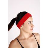 NASYA Kırmızı sporcu saç bandı ter bandı bandana headband Kırmızı