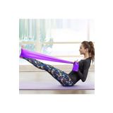 NASYA pilates bandı jimnastik pilates lastiği 120x15 cm egzersiz aerobik bant 1 adet Mor Mor 120 x 15
