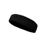 NASYA sporcu havlu kafa bandı, alın ter bandı headband Siyah Siyah