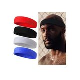 NASYA sporcu havlu kafa bandı ter bandı headband tenis saç bandı Siyah