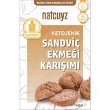 Natcuyz Ketojenik Glutensiz Sandviç Ekmeği Karışımı 340 gr