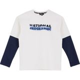 National Geographic Ekru Erkek Çocuk Sweatshirt N6WB-SWT4824 - 13 - 14 Yaş