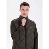 National Geographic Haki Erkek Dik Yaka Relaxed Kapitone Şişme Yelek N6WM-YLK4019 - XL