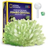 National Geographic Jumbo Kristal Yetiştirme Kiti - Bu Kristal Yapma Kiti, Bilim Kiti, Çocuklar İçin Büyüyen Kristaller ile Birkaç Günde Karanlık Kristalde Kendi Dev Işıltınızı Büyütün (Amazon'a Özel)