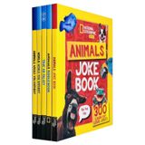 National Geographic Kids A Fun-Filled Family Game Animals 5 Books Collection Set(True or False?, Animals Riddle Book, Animals Joke Book, World Would You Rather? & Animals Would You Rather?)
