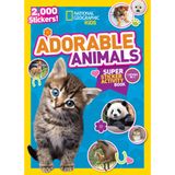 National Geographic Kids Adorable Animals Super Sticker Activity Book: Two Books in One with 2,000+ Stickers!