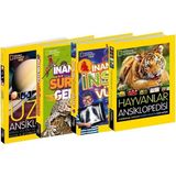 National Geographic Kids Ansiklopedi Seti - 4 Kitap