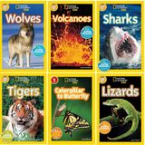 National Geographic Kids Readers 6 Book Set (National Geographic Kids Readers, Levels : 1 & 2)