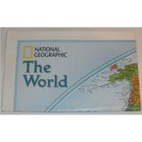 NATIONAL GEOGRAPHIC MAGAZINE MAP - The World - August 2007 - MAP ONLY