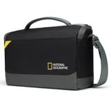 National Geographic Omuz Çantası Medium, DSLR için Kamera Çantası, Aynasız Kameralar ve Aksesuarlar, Tablet Bölmesi, Ayarlanabilir Taşıma Kayışı, Ultra Hafif, NG E1 2370, Siyah [Amazon'a Özel]