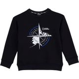 National Geographic Siyah Erkek Çocuk Sweatshirt N6WB-SWT4832 - 11 - 12 Yaş
