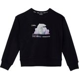 National Geographic Siyah Kız Çocuk Sweatshirt N6WG-SWT4841 - 11 - 12 Yaş
