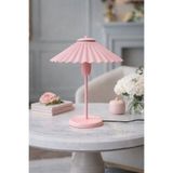 Natiorj Plisse Model Metal Umbrella Şapkalı Yatak Odası Salon Cafe Masa Lambası Abajur Proje Masa Lambası