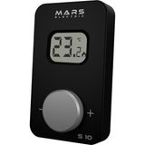 Native Audio N A By Mars Mars S10 Kablosuz Dijital Oda Termostatı Siyah Ultra Hassas Çalışma Modu ile Her Kombiye Uyumlu
