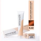 Native Base 6.43 Koyu Kumral Bakır Dore 100 ml Saç Boyası