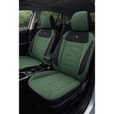 Nato Concept Citroen C4 Hatchback / Confortplus 2014 Aracınıza Uyum Sağlayan 5 Koltuk Oto Koltuk Kılıfı Takımı -Tesla Yeşil