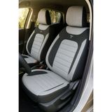 Nato Concept Mitsubishi L-200 Pickup 2003 Aracınıza Uyum Sağlayan Tam Takım Oto Koltuk Kılıfı - Batman Serisi - Gri