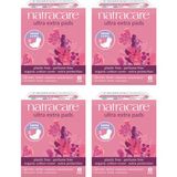 Natracare 4'lü Set Ultra Ekstra Kanatlı Ped Uzun Gece Organik ve Doğal Konfor Sunar
